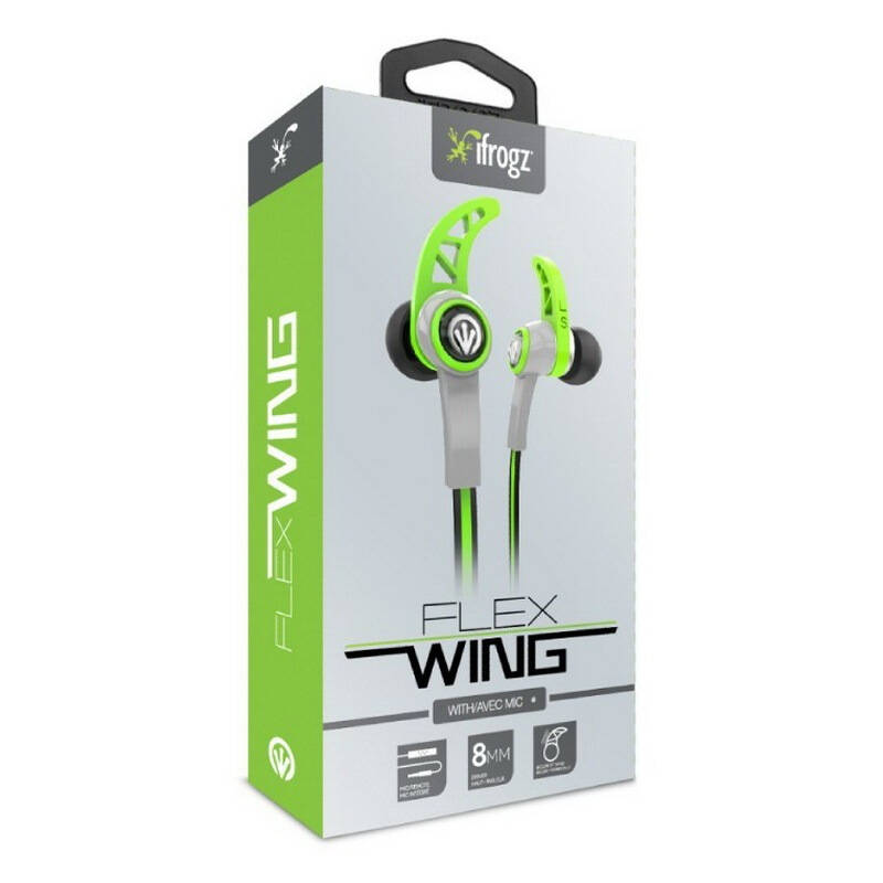 ifrogz(爱蛙)flex wing飞翼 耳翼入耳式 音乐耳机 个性 时尚 耳翼型