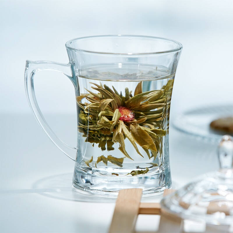 青苹果 玻璃茶杯热饮杯 ez1005