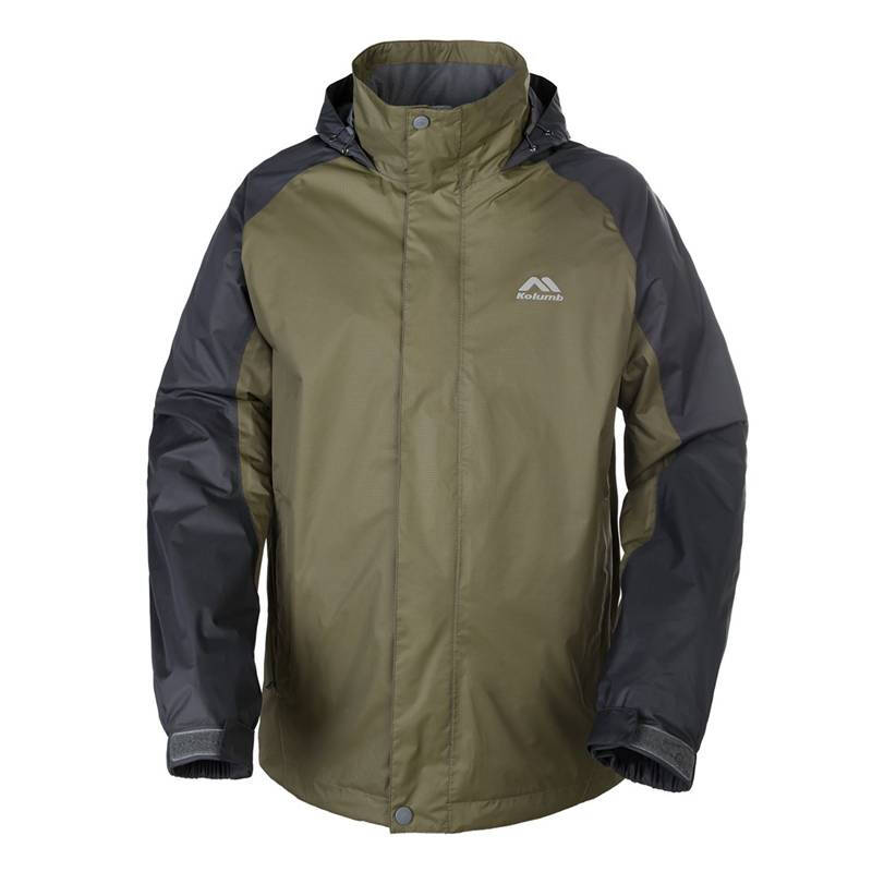 kolumb哥仑步户外男女情侣款两层压胶防风防雨冲锋衣 哥伦布10751 男