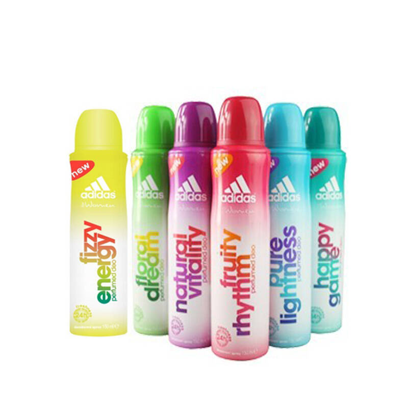 【清仓价】adidas阿迪达斯 女士香体止汗喷雾150ml 紫色-灵动(热卖