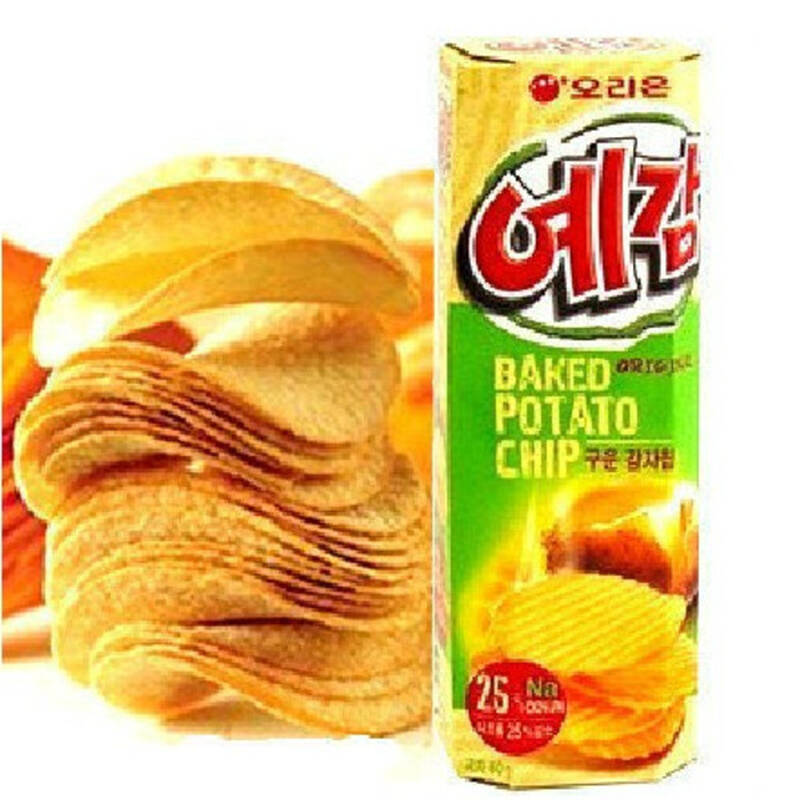 韩国进口 好丽友碳烤原味薯片60g 非油炸办公室原装进口零食品