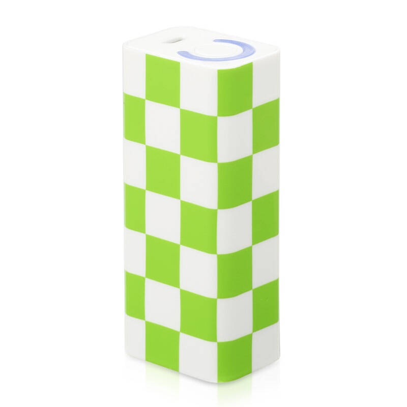 奇克摩克 棋盘格chess board 移动电源/充电宝 2600毫安 绿色 京东