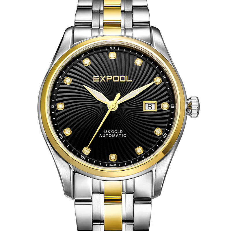 依保路(expool)全自动机械表高端商务休闲男表eg83.11.
