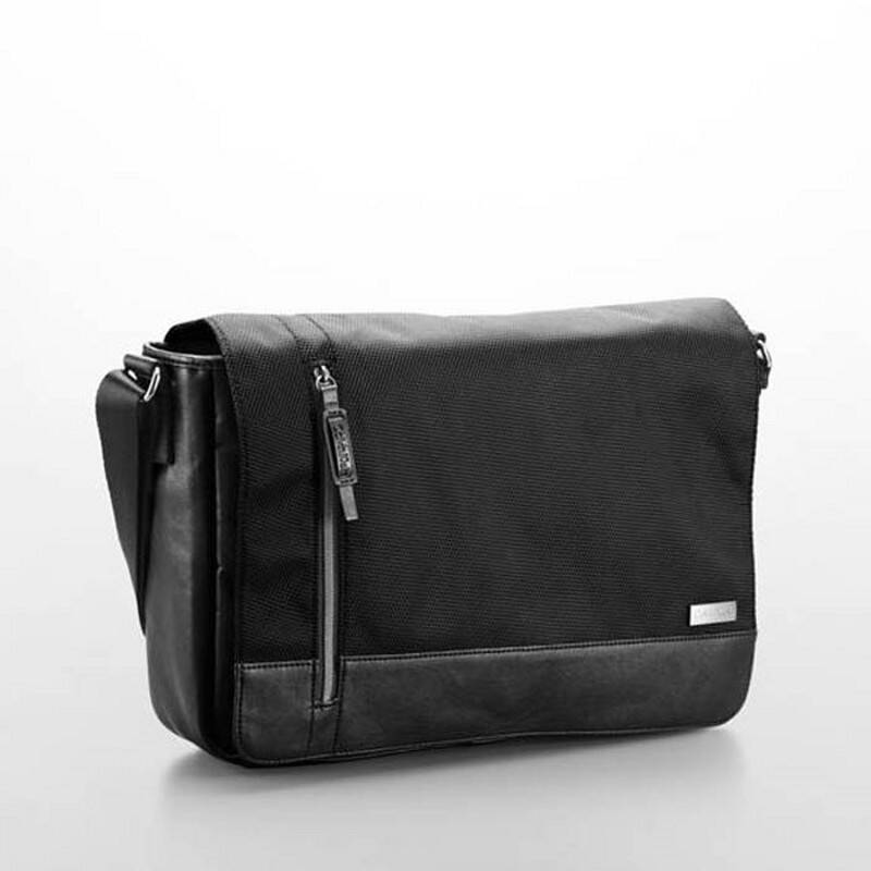 calvinklein/ck 新品 男包 男士单肩包 斜挎包 邮差包 46020862 黑