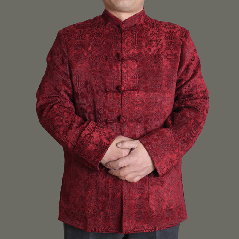 始祖老人2015秋冬新款男唐装 高档男士唐装外套 潮男中老年唐装 时尚