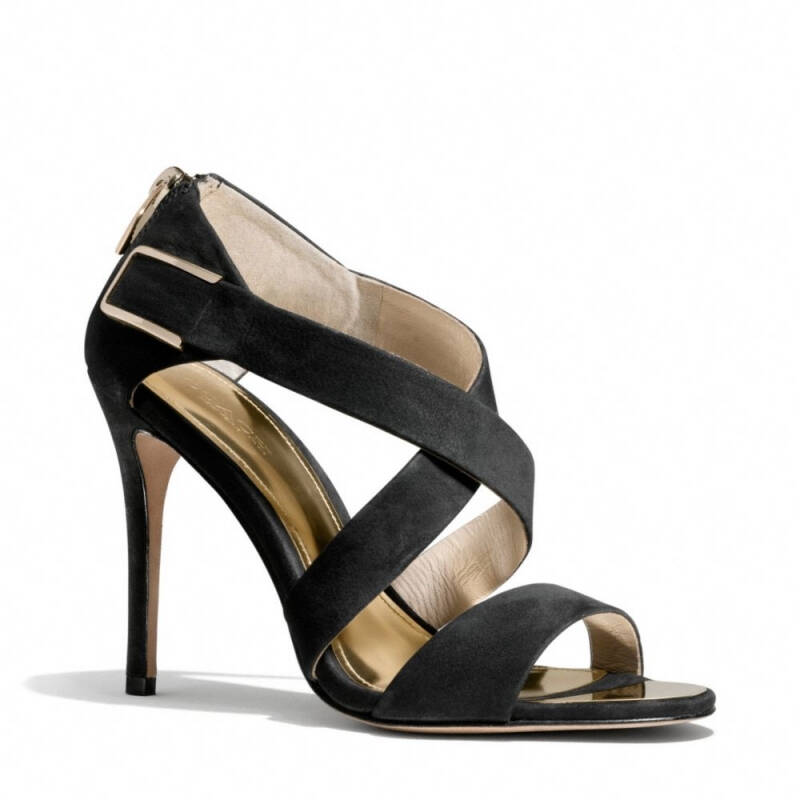 coach 蔻驰 女式凉鞋 black q00143248 8 b