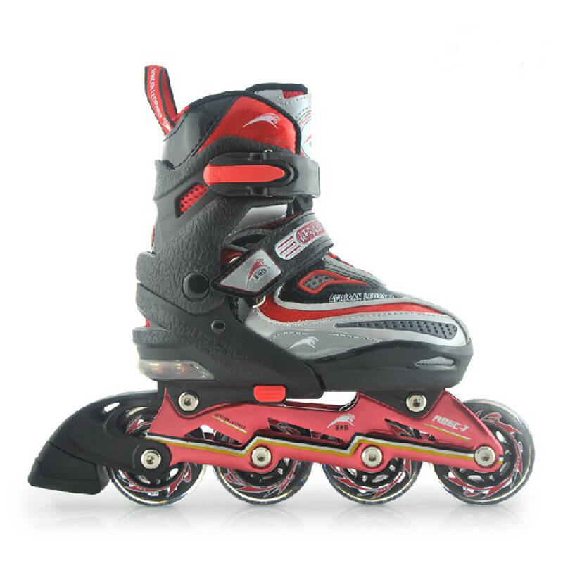 货到付款 精品特卖 非洲豹0311儿童轮滑鞋溜冰鞋闪光旱冰鞋滑冰鞋可调