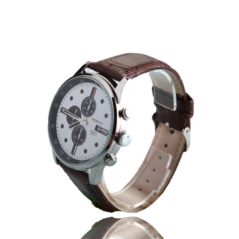长相思 舜时moment男士经典商务休闲 非机械石英皮带男表 fw-8009ga2