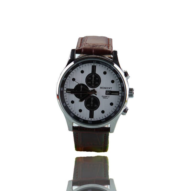 长相思 舜时moment男士经典商务休闲 非机械石英皮带男表 fw-8009ga2