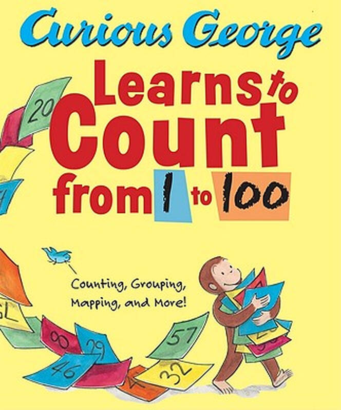 【预订】curious george learns to count from 1 to