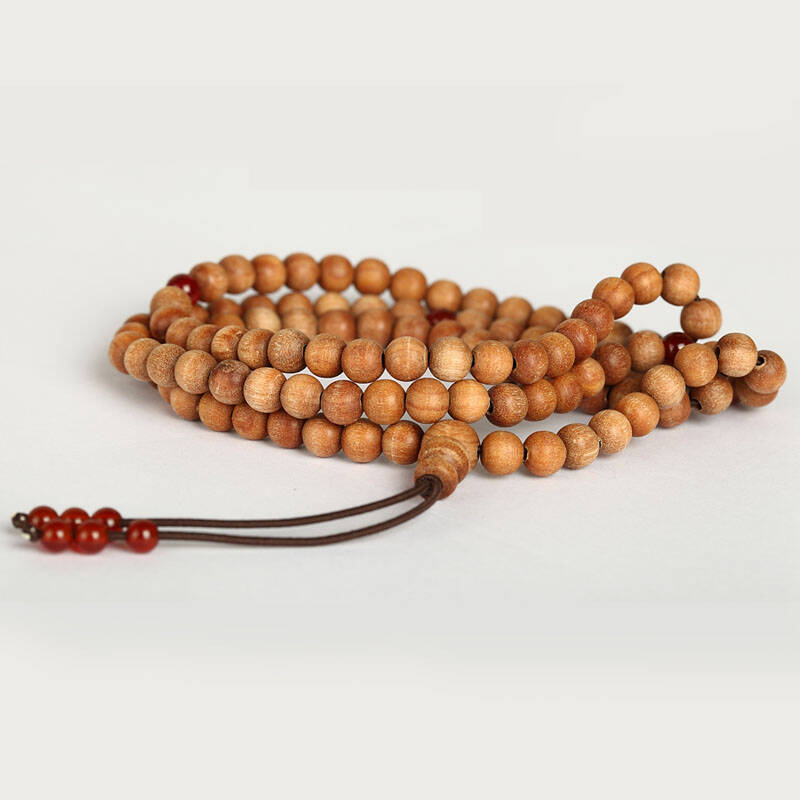 一百木艺东加檀香108颗手串y10202001 a款 6mm