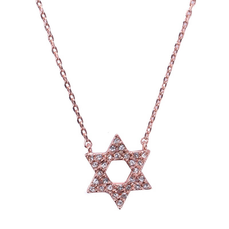 juicy couture 橘滋 女款玫瑰金色六角形项链 yjruona2-740 自营