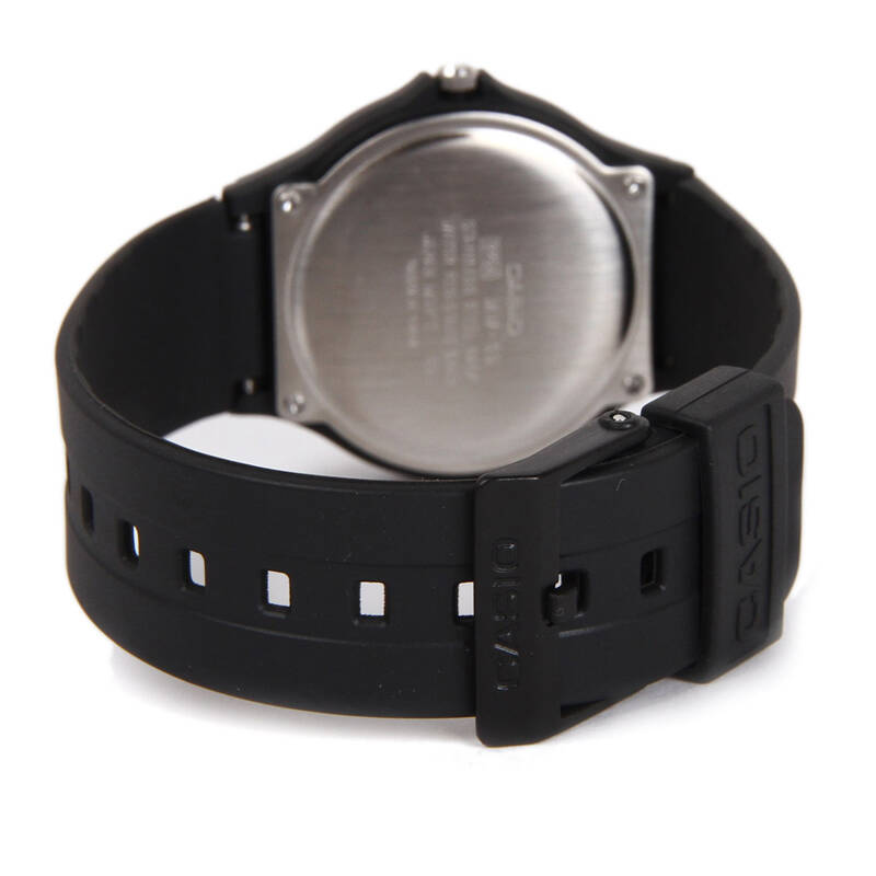 正品卡西欧 casio 日期显示防水50m黑色中性表 mw-59-1bvdf