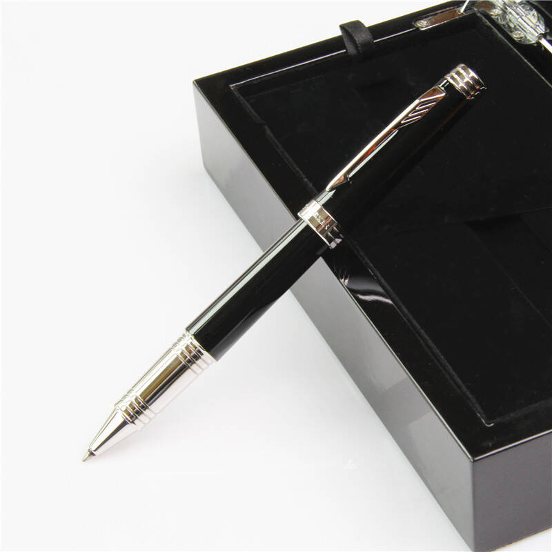 派克钢笔 首席系列 派克顶级笔 高档笔 纯黑丽雅白夹宝珠笔/签字笔