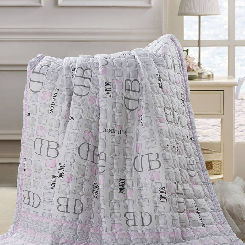 高纺100/%聚酯纤维 多针夏凉被 双人空调被 可水洗夏被超爽滑 魅力