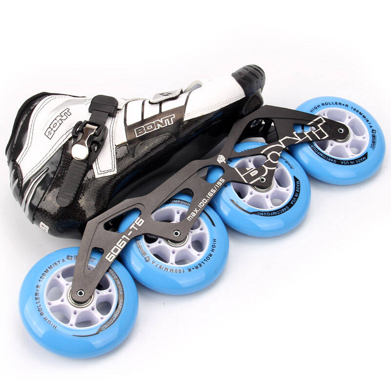 原装进口专业竞速轮滑鞋 速滑鞋 邦特系列z 白色 43码