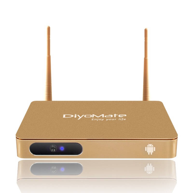 迪优美特(diyomate) k9 土豪金双核8g版 智能高清网络电视机顶盒