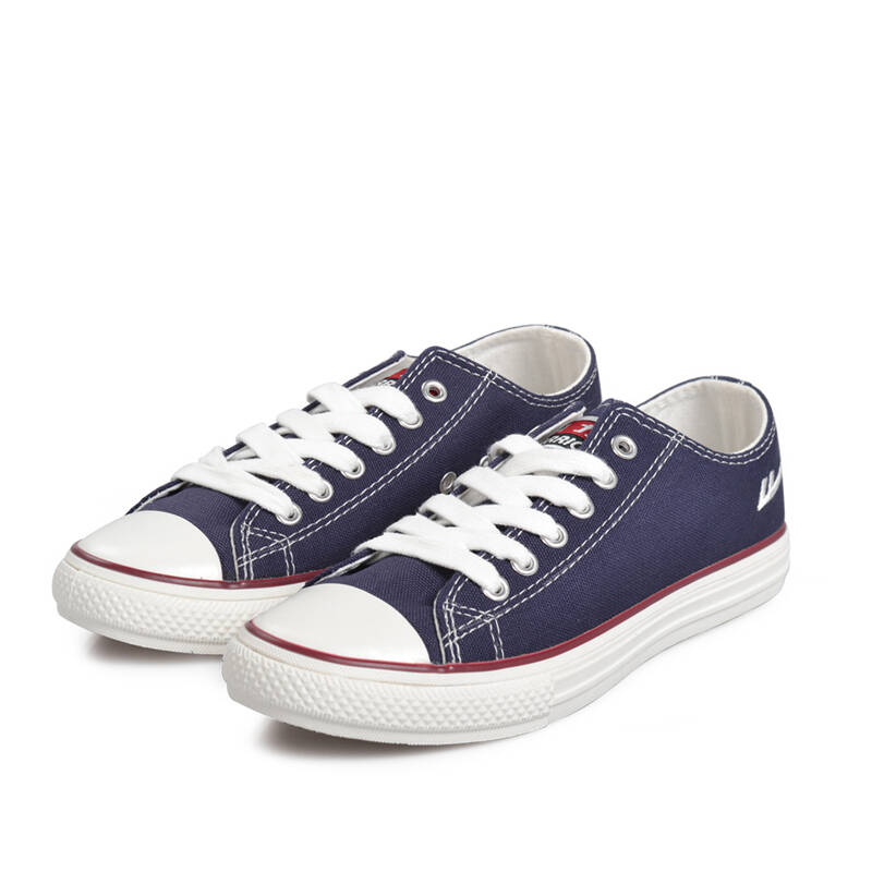 回力warrior 女款帆布鞋 潮流 纯色经典休闲回力女鞋 低帮女鞋子 深蓝