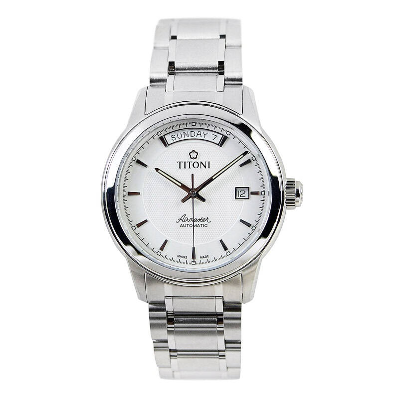 梅花(titoni)手表 空霸airmaster系列机械男表 93933s-332