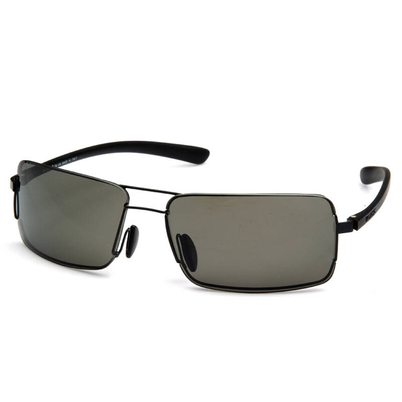 别克(buick)2014新款男士偏光太阳眼镜663 c1-哑黑色框/灰色片