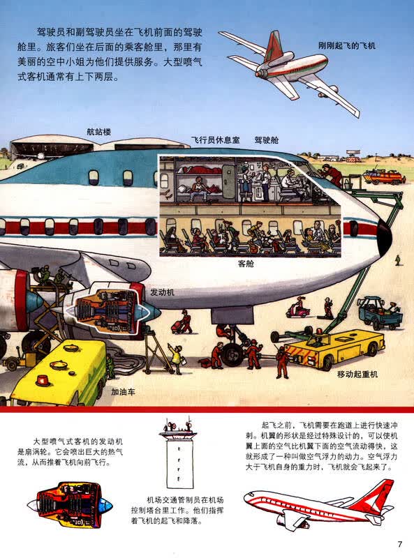 自营 益智版幼儿全景透视认知绘本:繁忙的交通