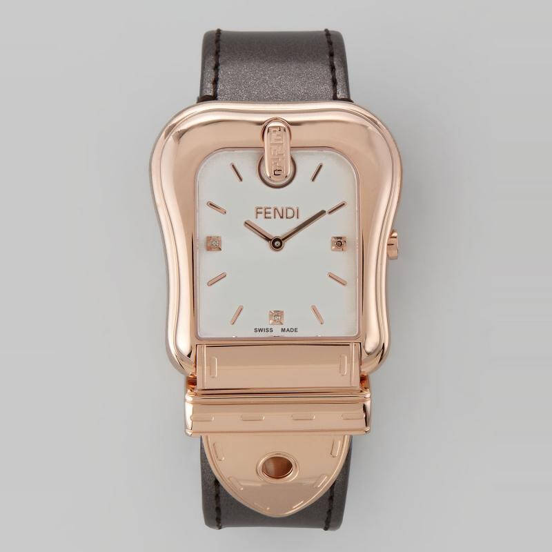 芬迪fendi 女式皮带手表 rose gold q00037293