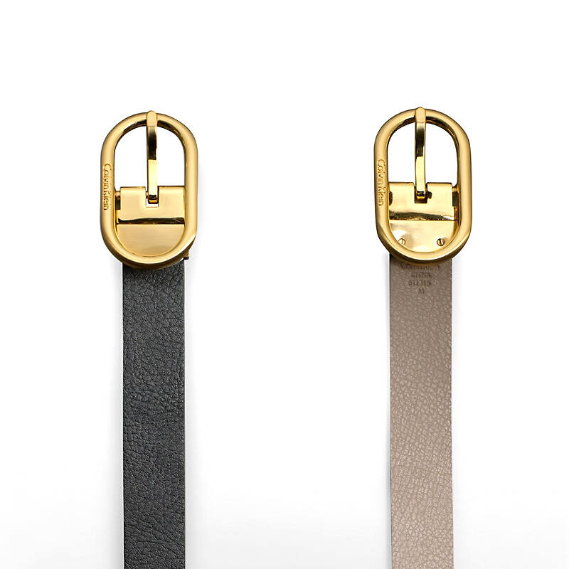 calvin klein/ck 新品 女士 双面用ck腰带 皮带 310013 黑色 38