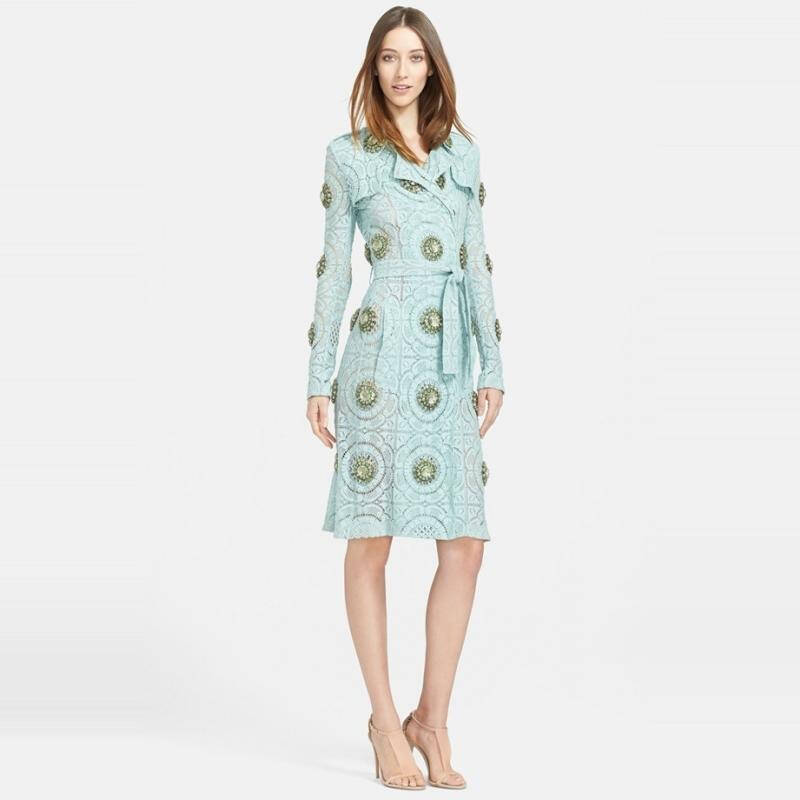 巴宝莉 burberry 女式大衣 pale green q00097730 6 us / 42 it