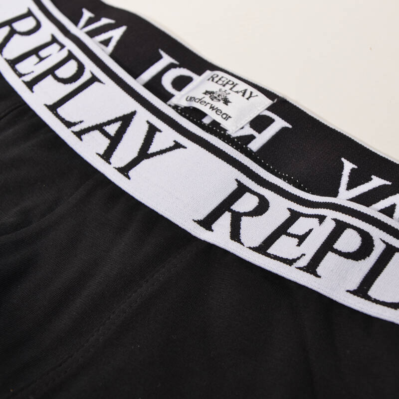 新品replay 男款性感葡萄牙进口宽边不易变形舒适内裤xtm218 黑色020