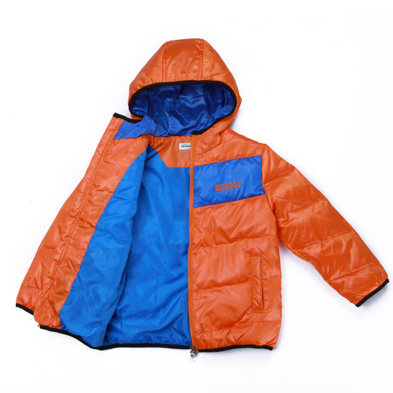 品牌童装momoco玛米玛卡秋冬新款款男童保暖羽绒服26176127 橙色 170