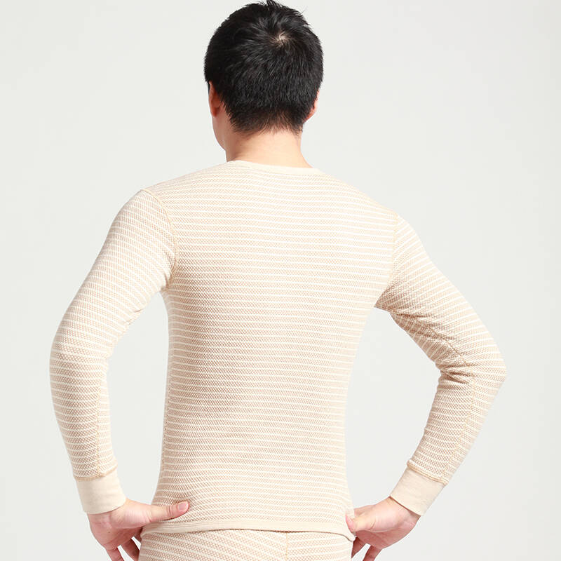 朵彩 天然彩棉保暖内衣 京东特供 内衣大促 dxn2526男款棕色 xxxl