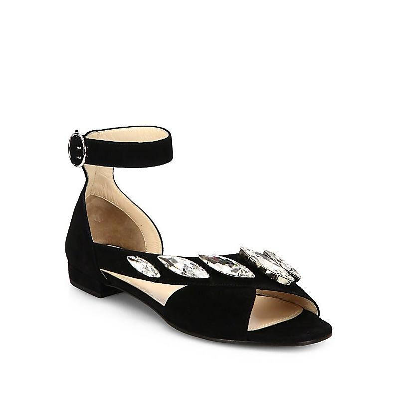 普拉达 prada 女式凉鞋 nero-black q00131863 36/6