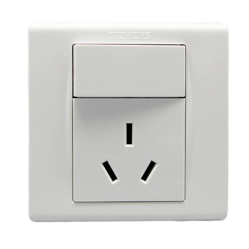 西门子开关插座 品宜系列 雅白色 16a三孔带开关空调插座