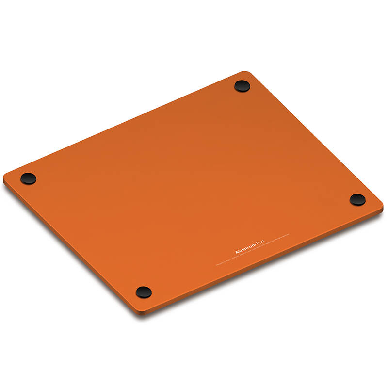 适用于macbook air鼠标垫pro亚光喷涂航空铝合金 金属高灵敏 橙色