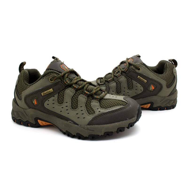 圣弗莱sevlae 女鞋户外舒适徒步鞋 运动鞋 减震耐磨透气 b4510 军绿