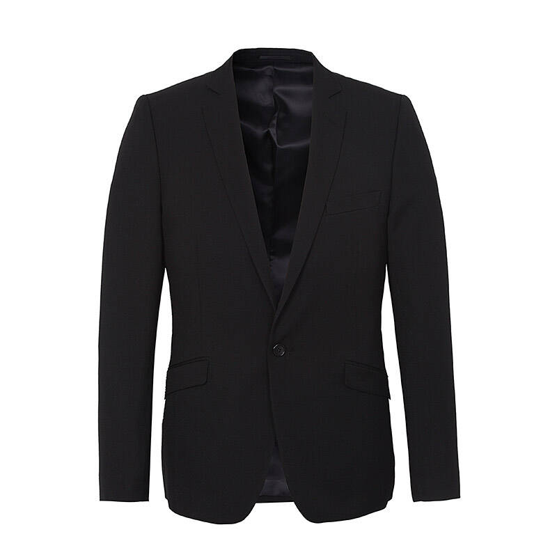 g2000/man 男装经典版纯黑色西服男士正装西装 41110007 99黑 48(170