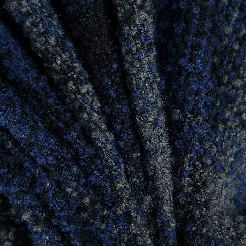 sdeer圣迪奥专柜正品冬装经典格纹毛呢半身裙3481316 深钴蓝/84 l(170