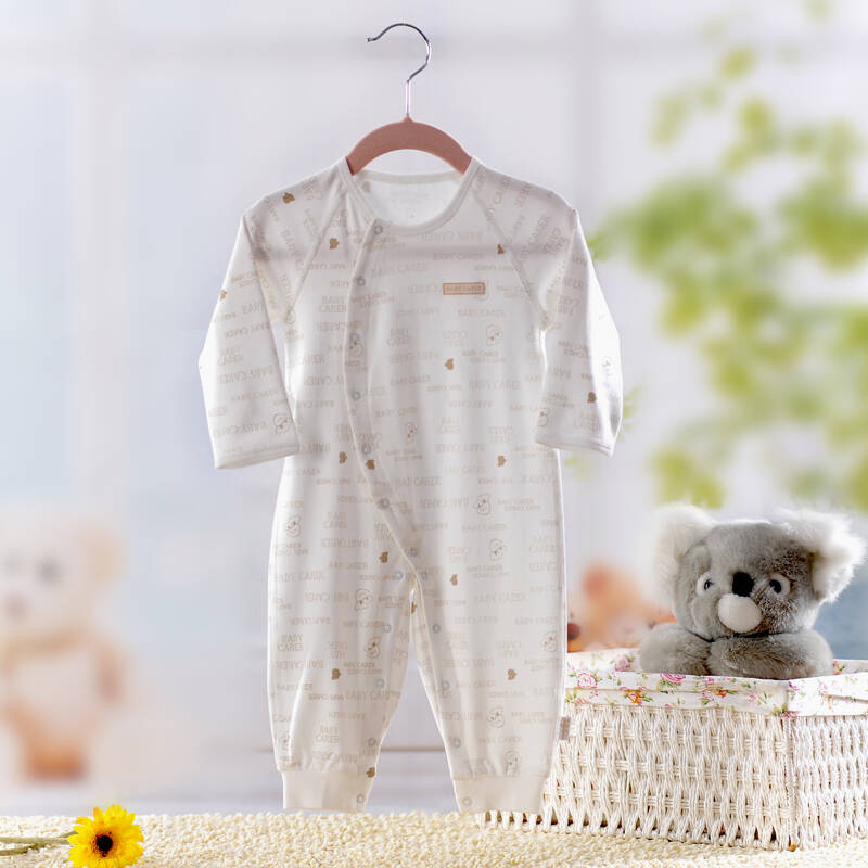 考拉贝依/babycarer纯棉针织婴儿连衣裤(偏开襟哈)bn111002 考拉 80