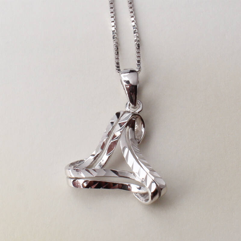 今上珠宝 pd999千足钯金吊坠项链 约0.89g 送女友