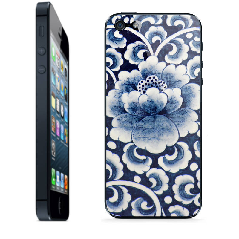 skinat 手机背面保护贴膜适用于iphone4/4s/5s 中国风 青花瓷