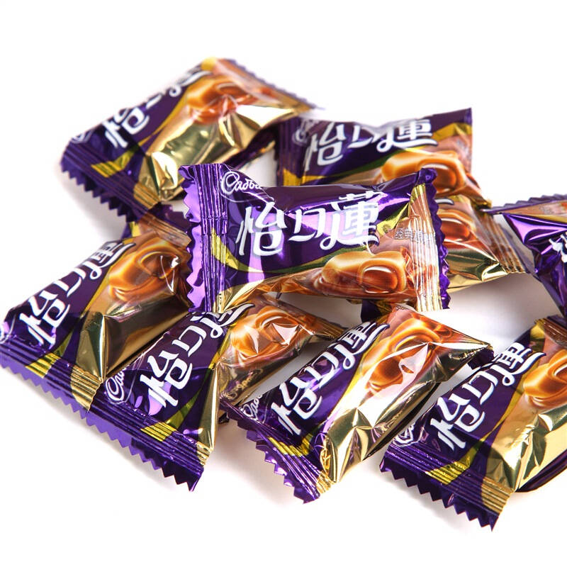 【京东超市】怡口莲 巧克力味夹心太妃糖 经典原味(碗装)200g