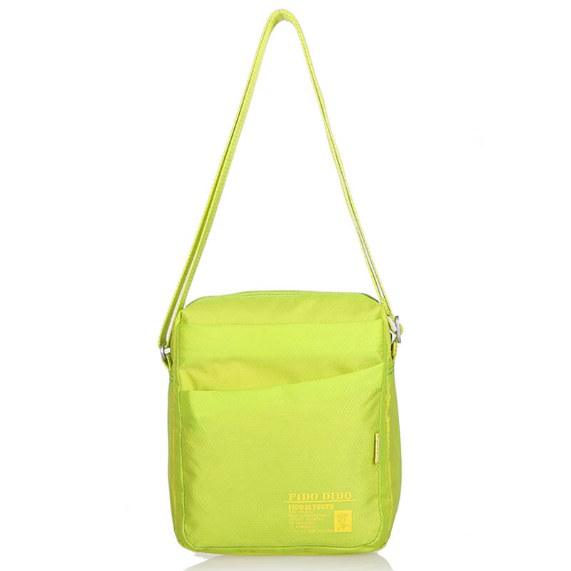 新品 菲都狄都fidodido 韩版男女通用休闲单肩斜挎包竖