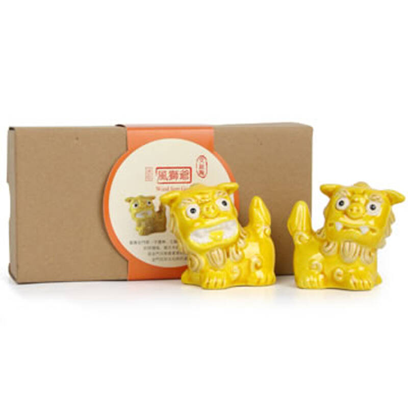 交趾陶迷你风狮爷(黄)