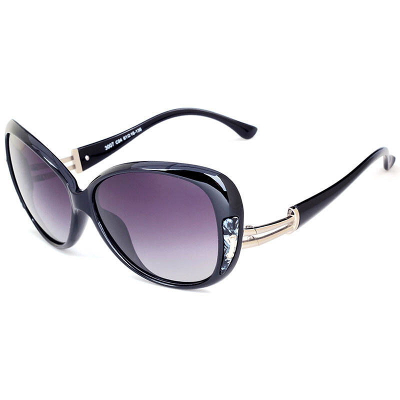 柯蒂斯(curtis)偏光太阳镜女款防晒大框修脸墨镜女士驾驶镜眼镜3007 c