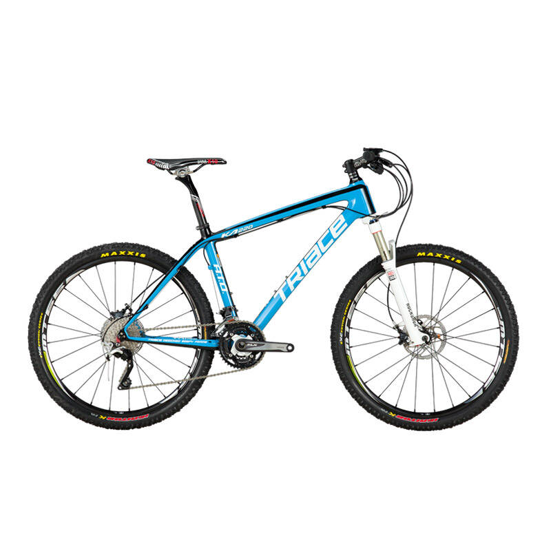 triace 骓驰 shimano 30速 双碟刹油碟 碳纤维 山地车ka220-2014 蓝色