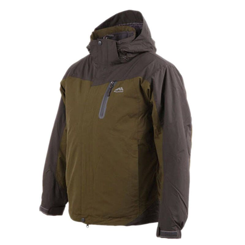 哥仑步kolumb男子户外抓绒三合一冲锋衣111133 青铜锈 xl