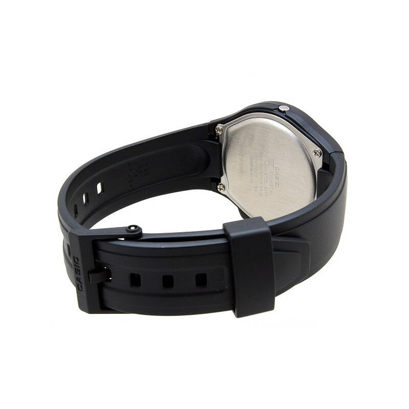 卡西欧(casio)手表 男士双显复古橡胶带腕表 白面数字橡胶带aw-90h-7b