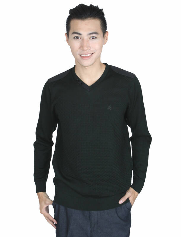 三利春秋t恤 2013新款修身男士长袖t恤 v领羊毛潮男t恤衫 帅气男装