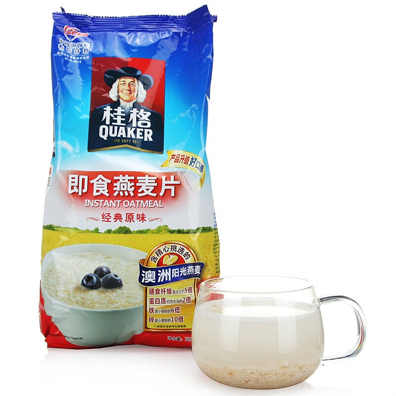 【京东超市】桂格即食燕麦片经典原味700g