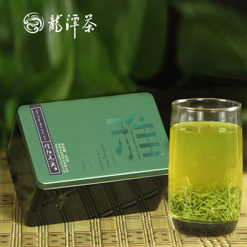 龙潭 信阳毛尖 雅 一级 铁盒 80g